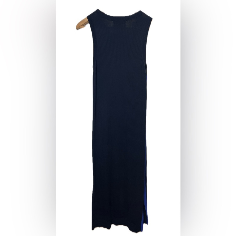 Banana Republic Navy Dress with Blue Side Stripe - Picture 4 of 7